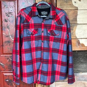 Fleece lined shirt/jacket size large